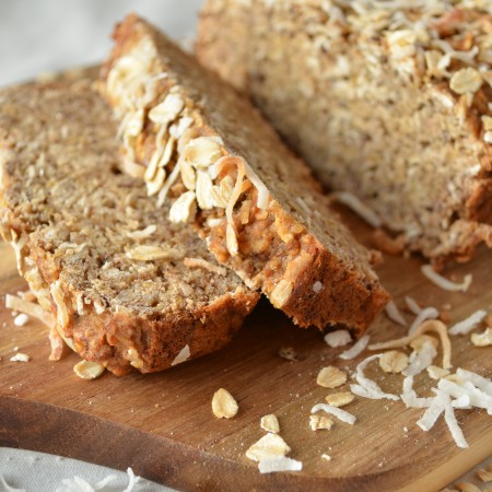 Coconut Quinoa Banana Bread (Vegan)