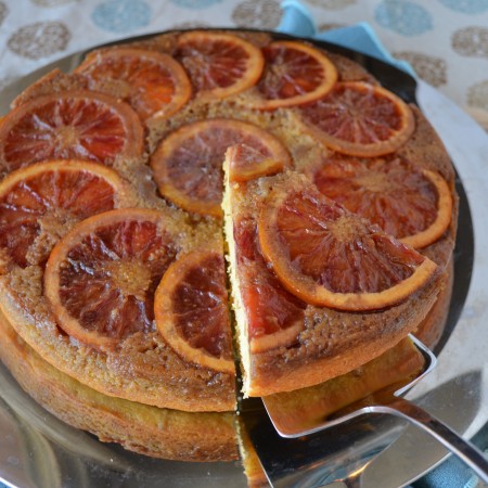 Blood Orange, Rosemary & Pine Nut Upside Down Cake | coffeeandquinoa.com