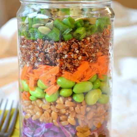 Double Rainbow Layered Salad