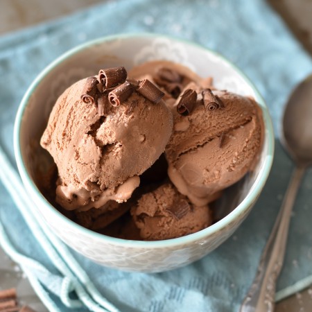 Salted Chocolate Ice Cream