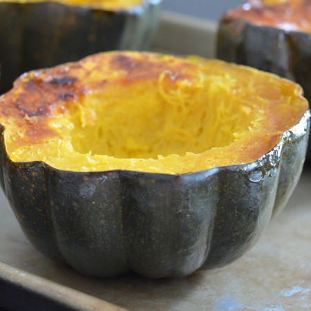 Quinoa-Stuffed Acorn Squash with Figs and Sage