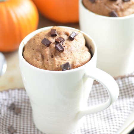 Whole Wheat Pumpkin Spice Mug Cake