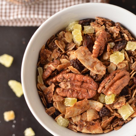 Double-Ginger Gingerbread Granola