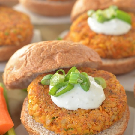 Vegan Buffalo Chickpea Sliders