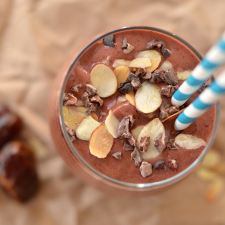 Chocolate Berry Almond Smoothie