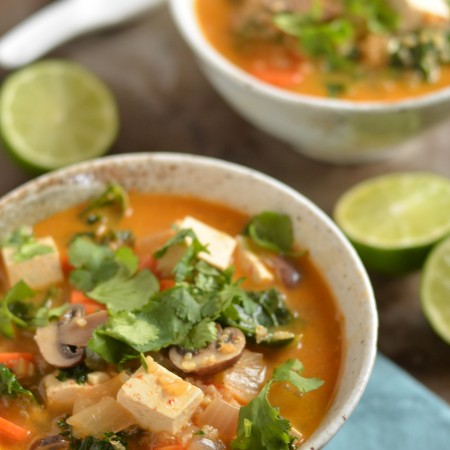 Thai Red Curry Quinoa Soup