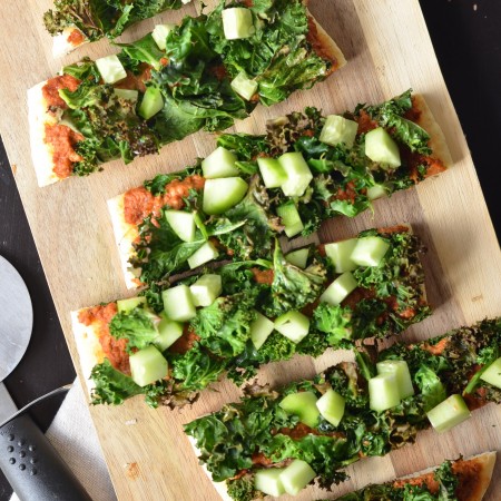 Muhammara Flatbread Pizza